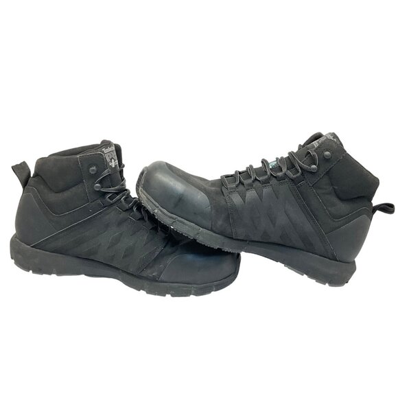 Timberland PRO Men's A297S Radius CTCP Mid Athletic Work Boots Black Size 12W - Picture 7 of 9